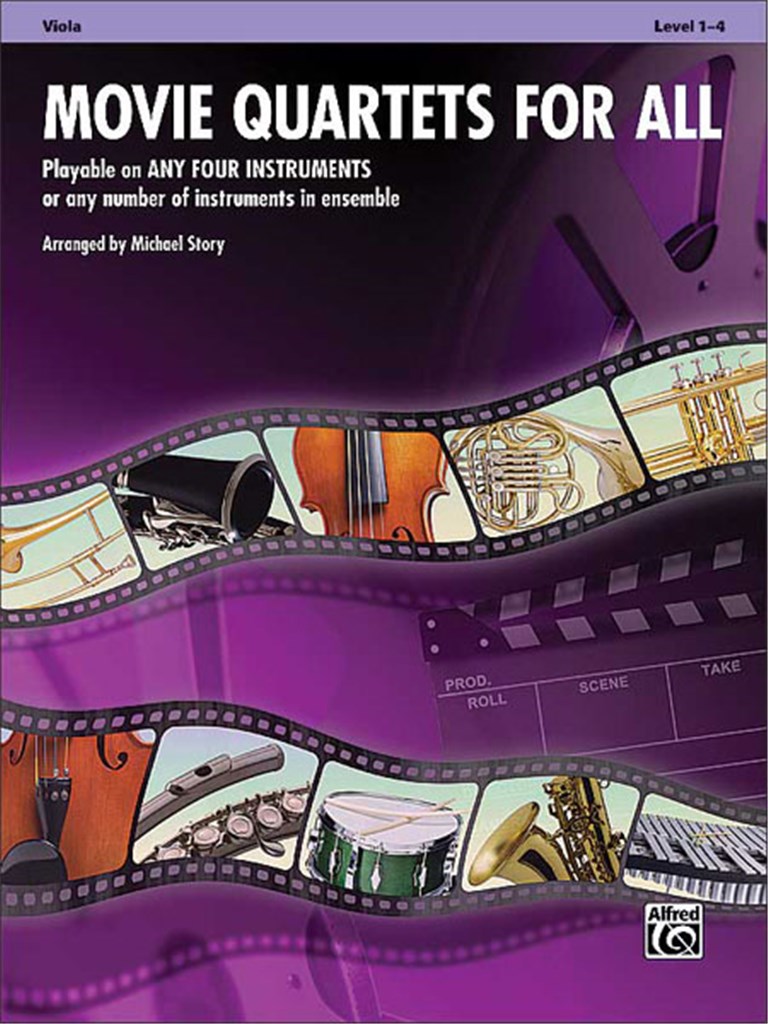 Movie Quartets for All - Viola